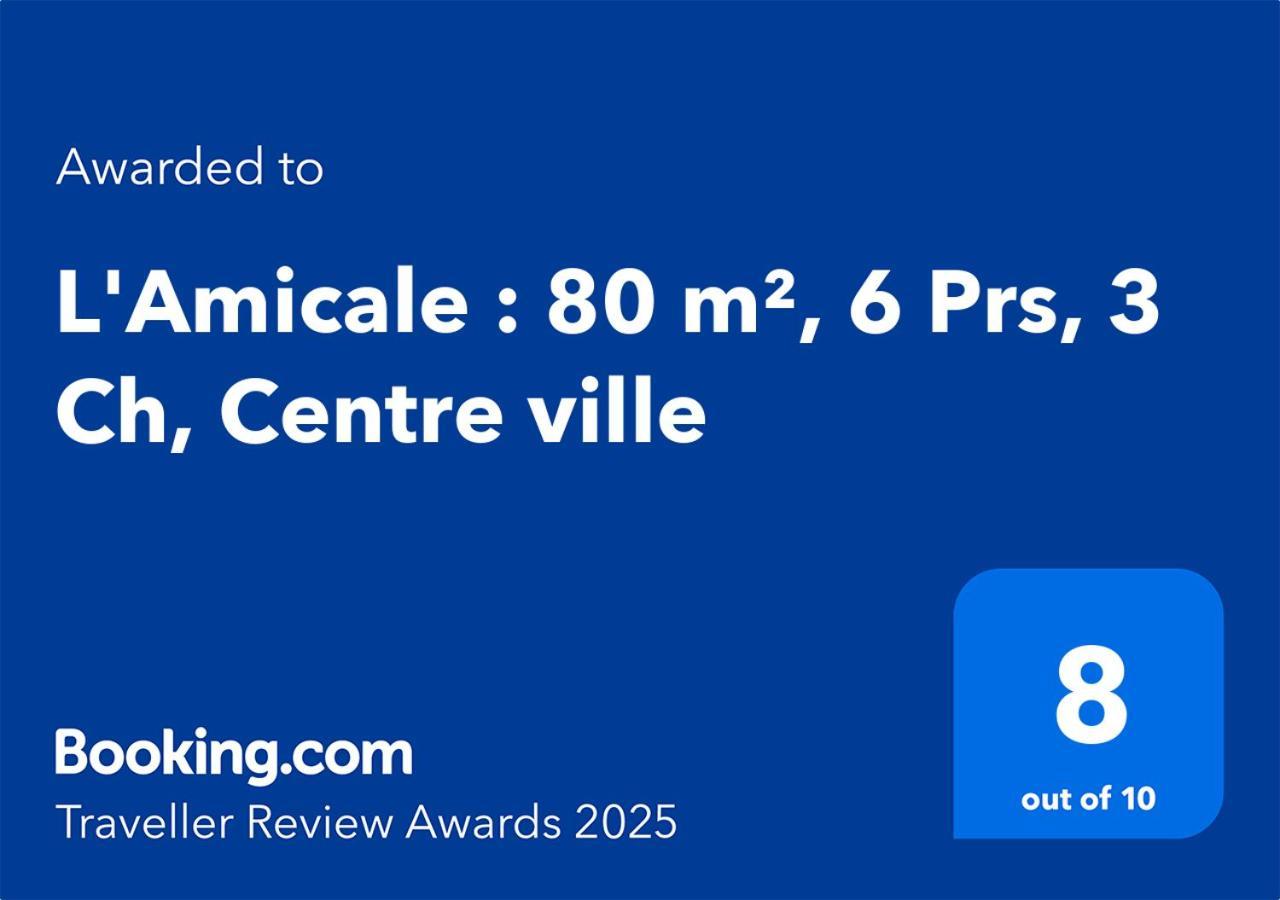 L'Amicale : 80 M², 6 Prs, 3 Ch, Centre Ville Ντιζόν Εξωτερικό φωτογραφία